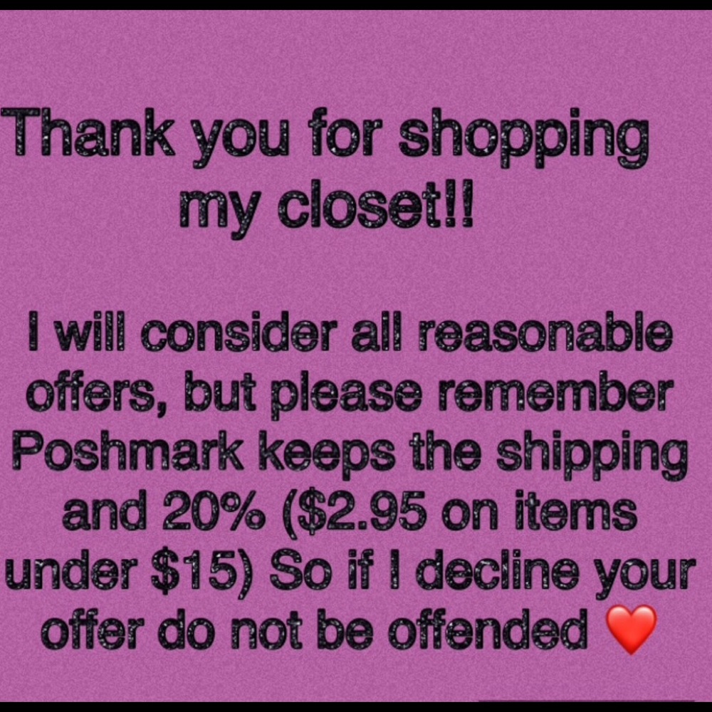 All reasonable offers considered!